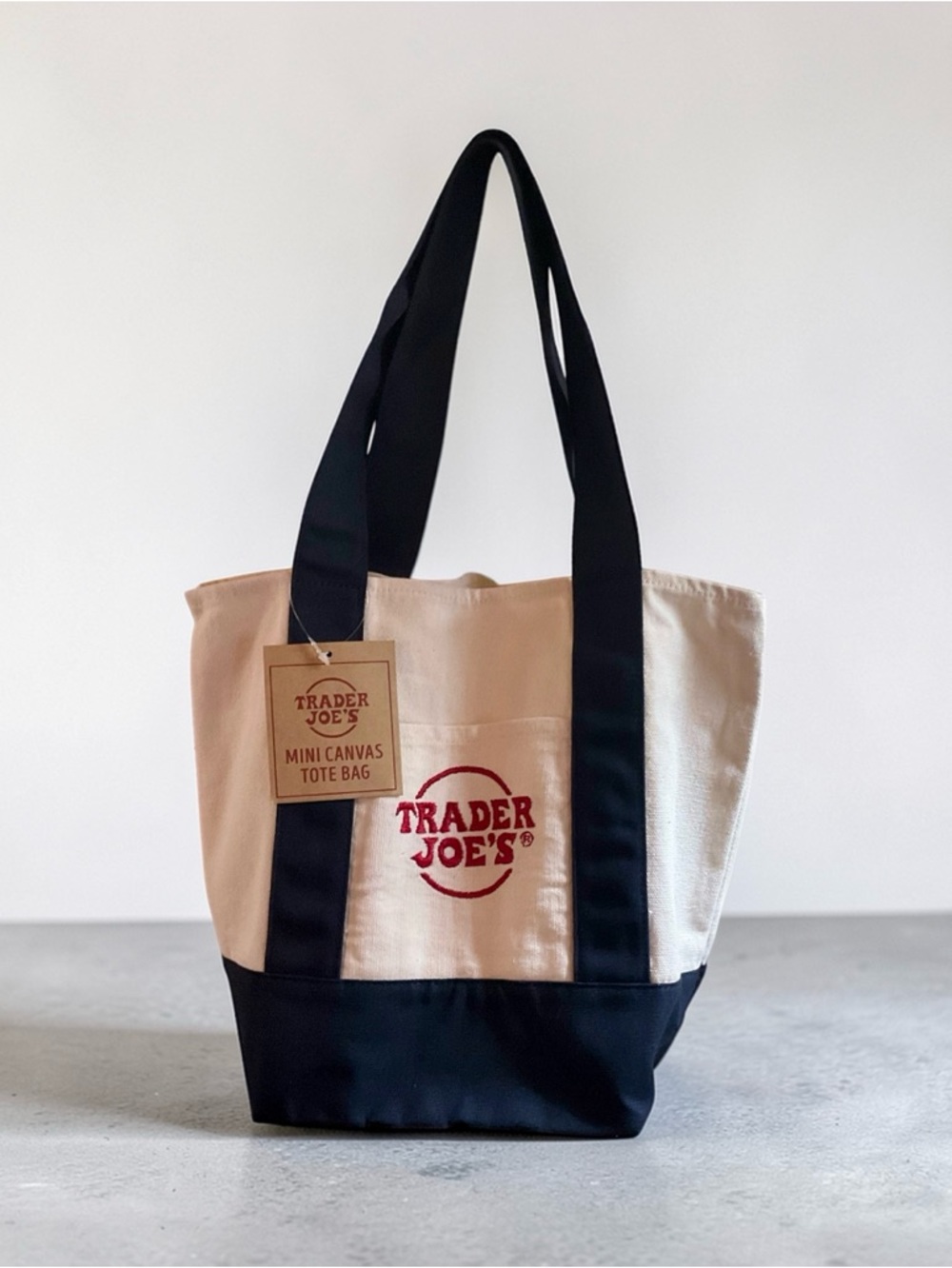 Trader Joe’s Mini Canvas Tote Bag